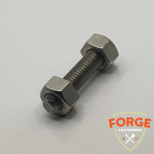 STUD & NUTS B8M UNC/UN8 SS316 CL2